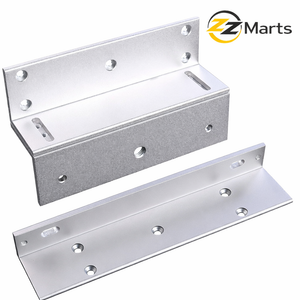 180KG ZL Bracket for Magnetic Lock – Z & L Mounting Bracket Set