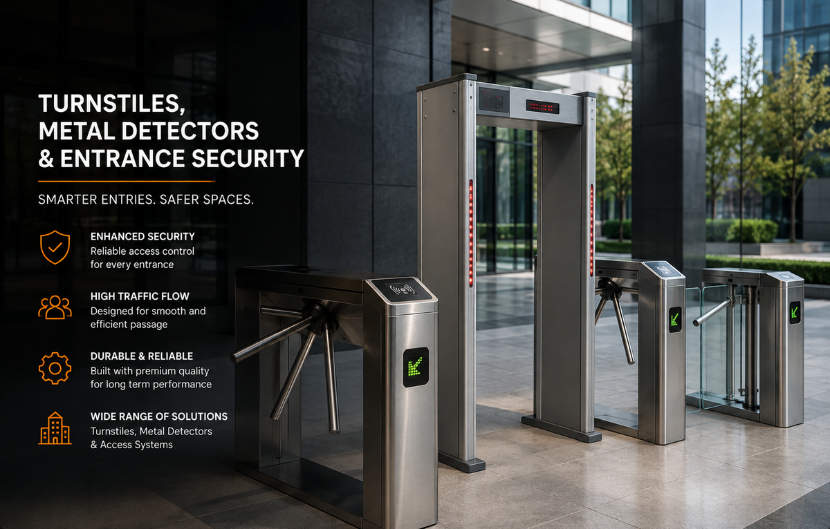 Metal Detectors, Turnstiles and Entrance Security in Pakistan (2026 Guide)