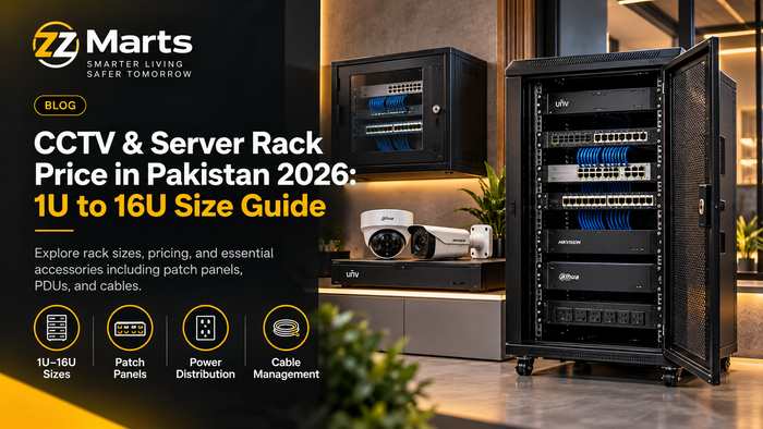 CCTV & Server Rack Price in Pakistan 2026: 1U to 16U Size Guide