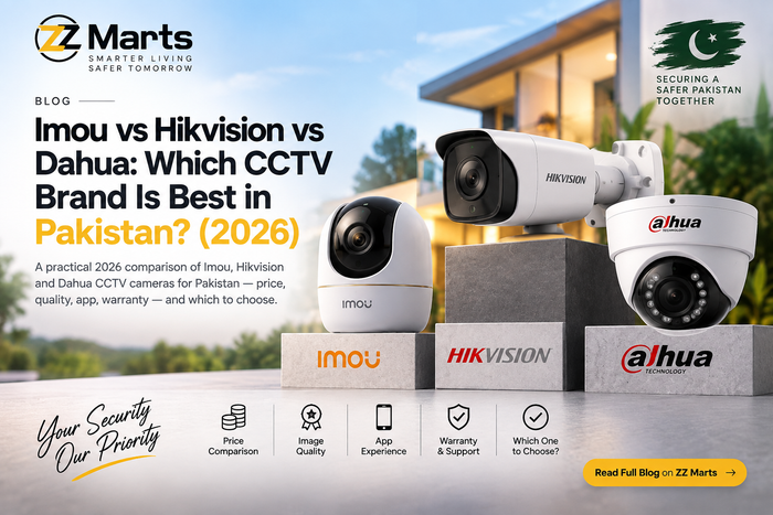 Imou vs Hikvision vs Dahua: Which CCTV Brand Is Best in Pakistan? (2026)