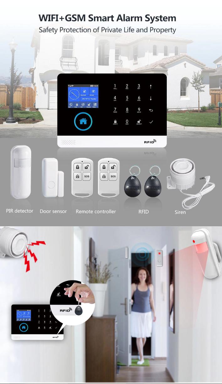 Wireless theft alarm system kit contents - ZZ Marts