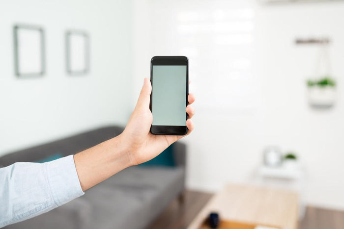 Smart home automation controlled from a phone
