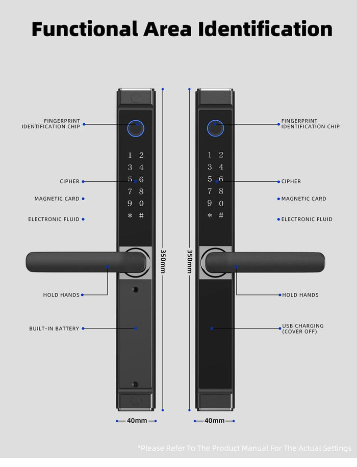Tuya smart door lock - ZZ Marts Pakistan