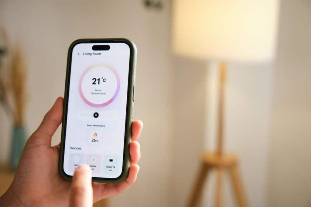 WiFi smart switch controlled remotely from a phone