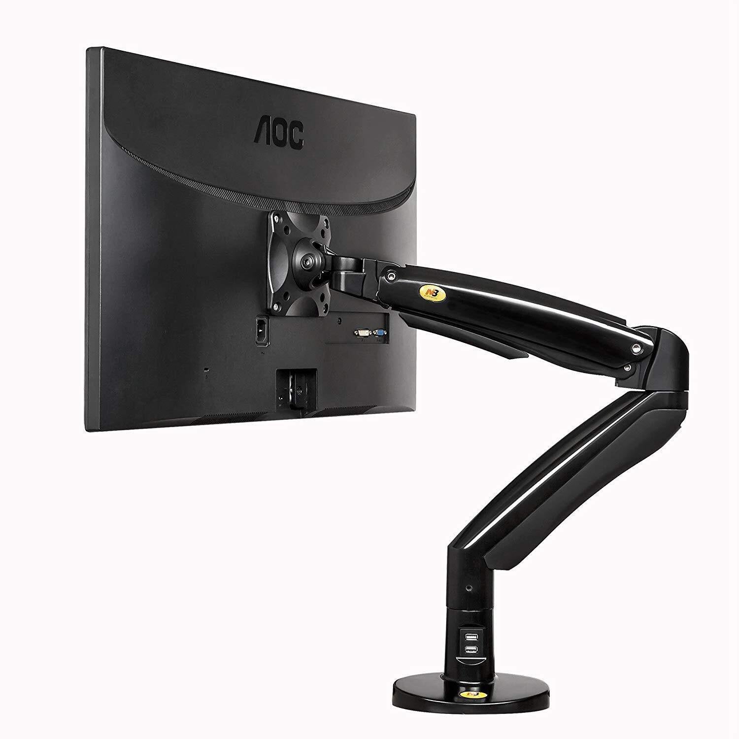 North Bayou NB F100A Gas Spring Monitor Arm 22''-35''