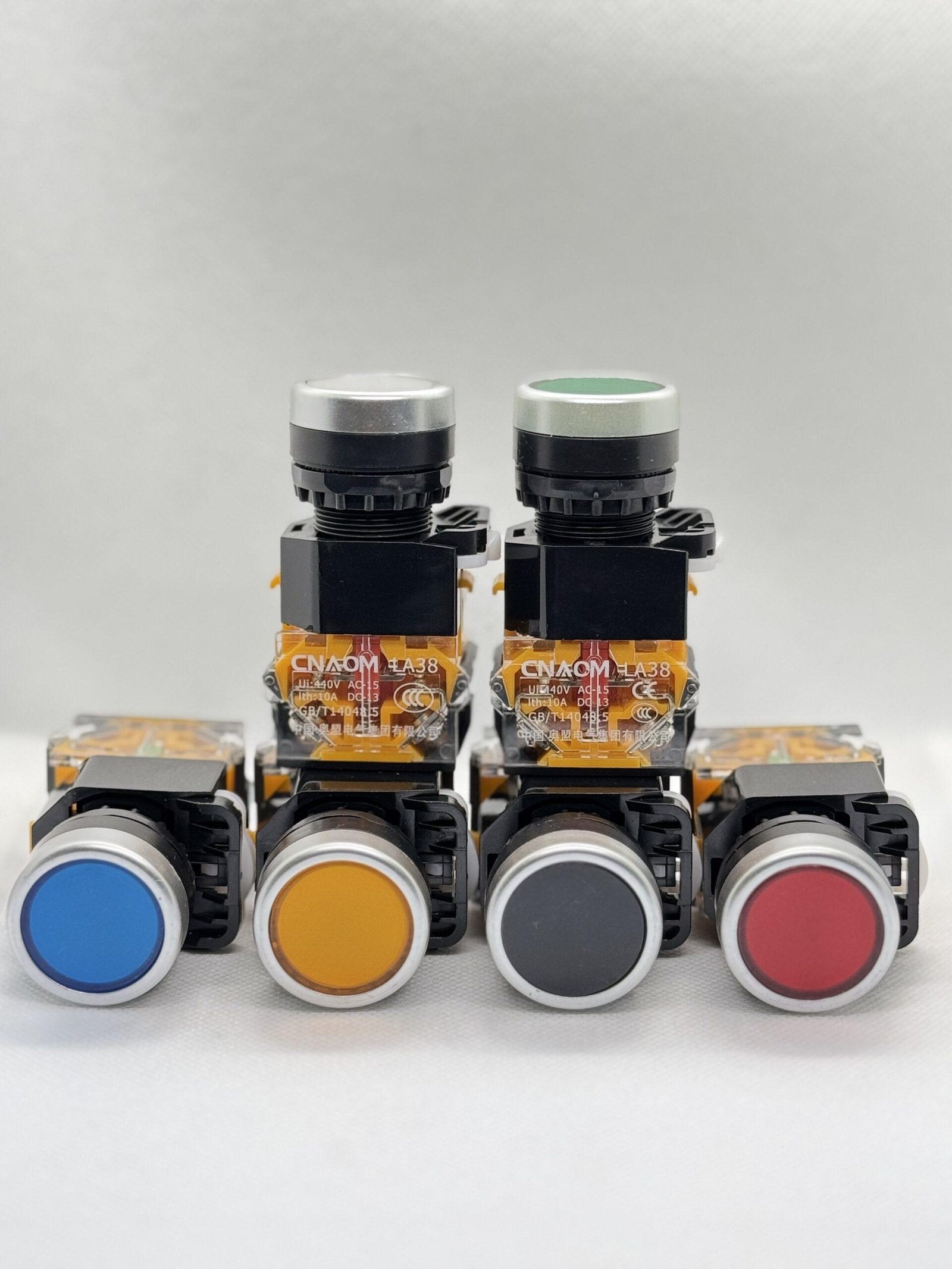 22mm Industrial Push Button Switch – Push & ON/OFF Variants