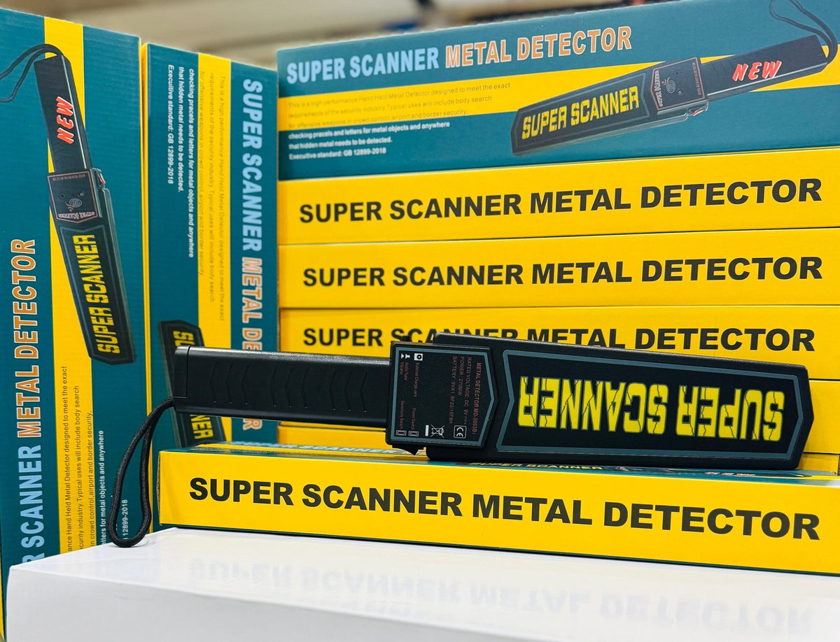 Super Scanner Handheld Metal Detector – High Sensitivity Security Scanner