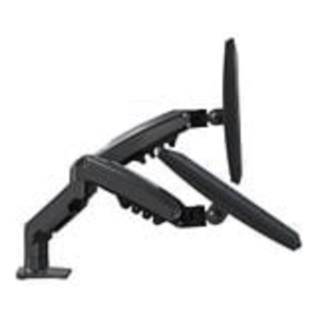 North Bayou F160 / D5C Dual Monitor Arm – Gas Spring Desk Mount With Laptop Tray