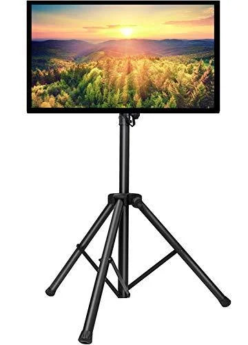 TV Tripod Stand 14″–42″ – Adjustable Floor Tripod Mount