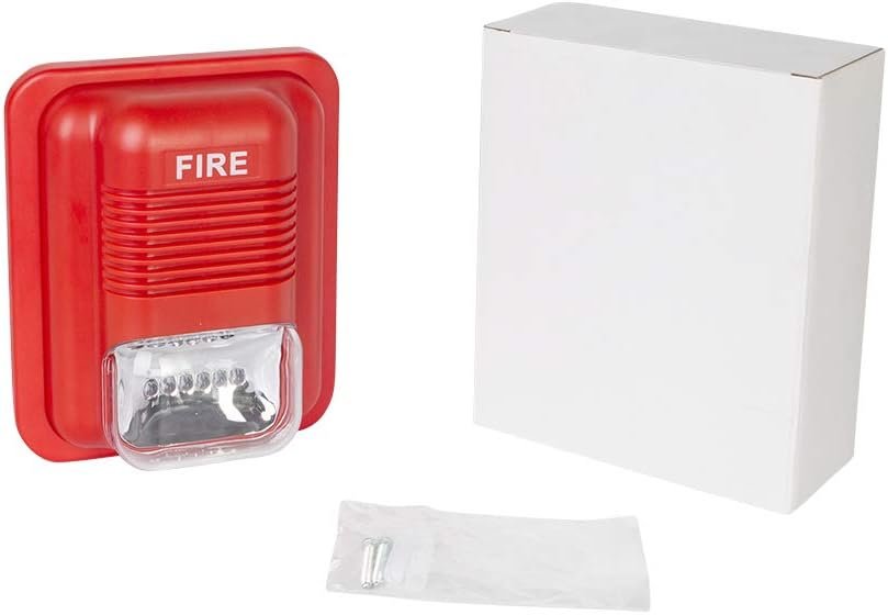 Fire Alarm Sounder Flasher with LED Strobe – 12V / 24V Warning Siren