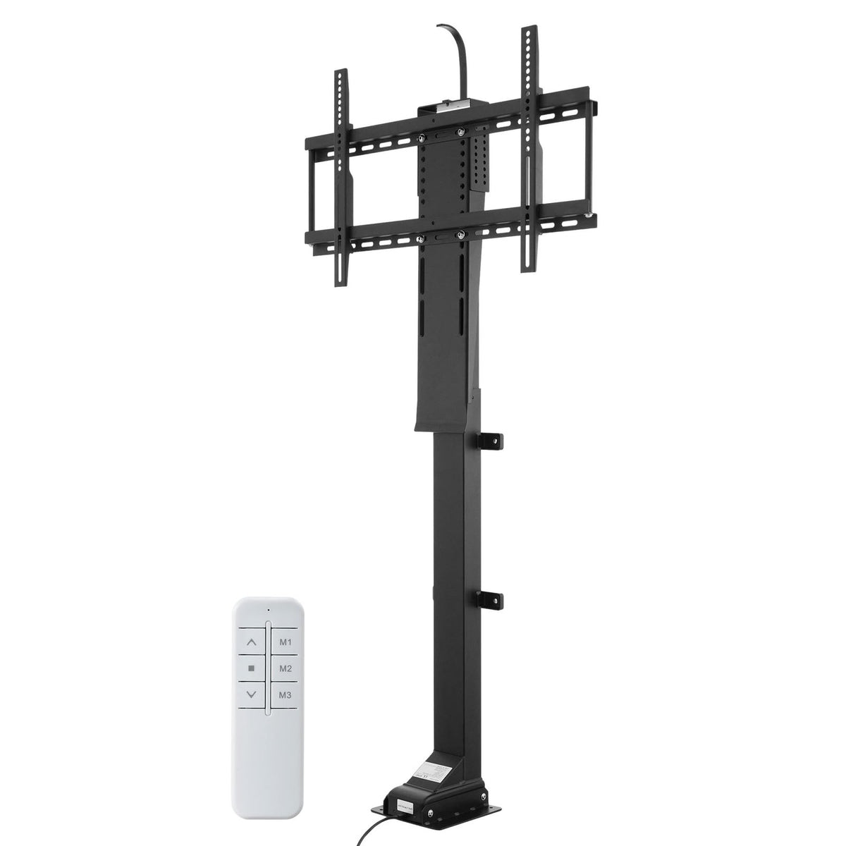 Motorized TV Floor Stand 32″–75″ – Electric Height Adjustable