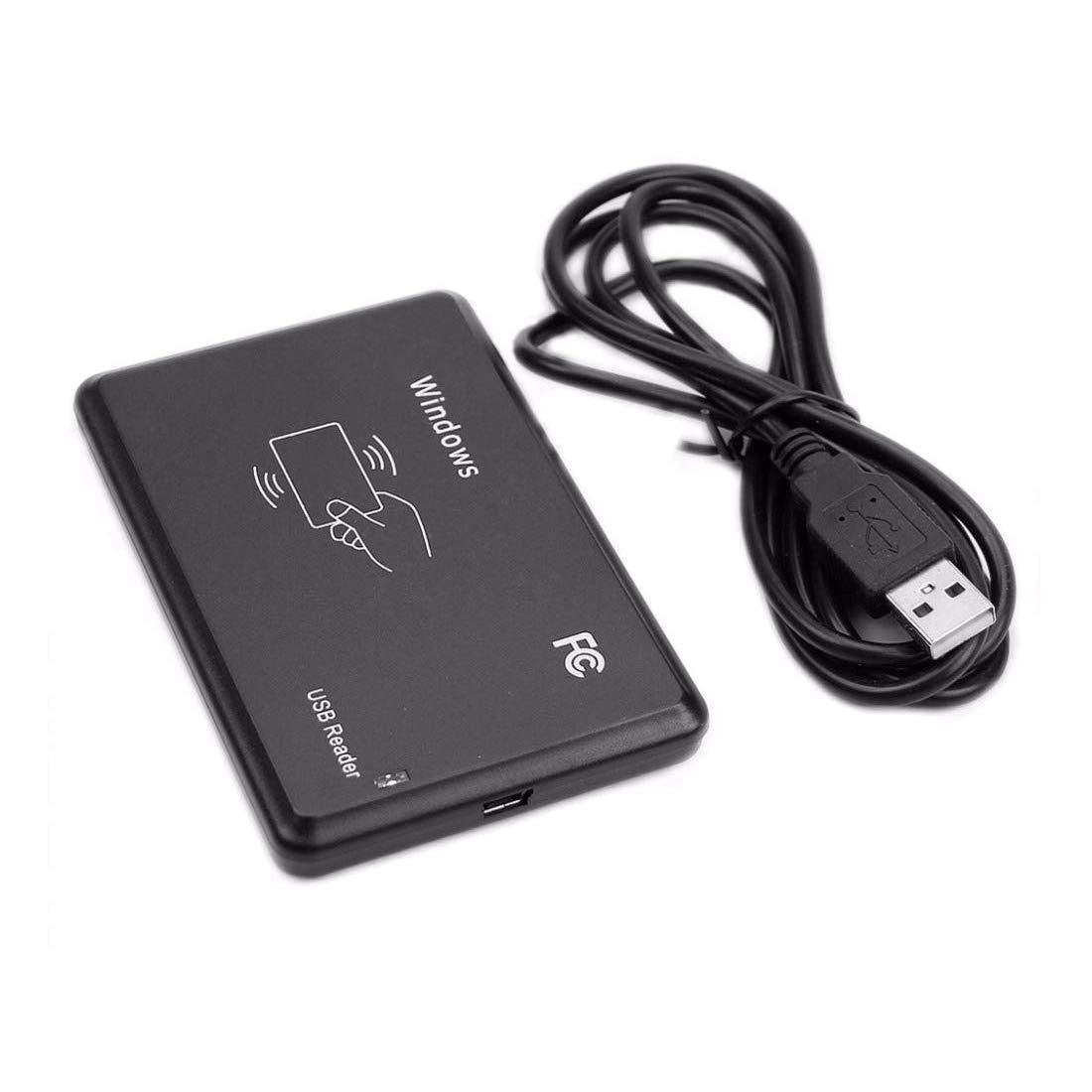 RFID/RFIC Access Control Card Reader – USB Interface (Black)