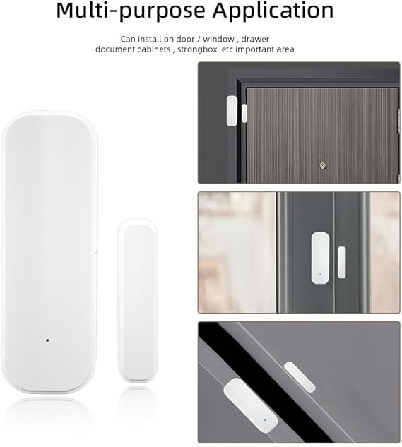 WiFi Door & Window Sensor – Tuya/Smart Life Compatible