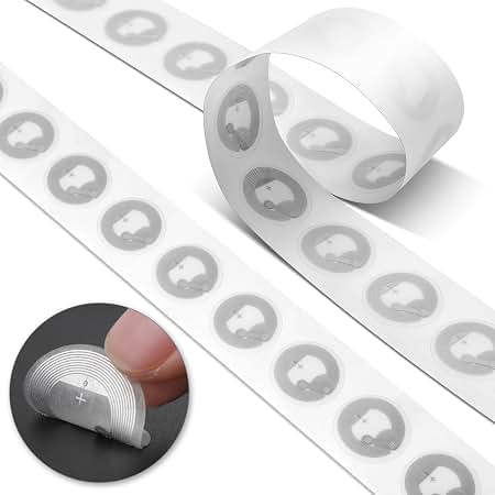 NTAG216 NFC wet inlay tag 25 mm, pack of 6