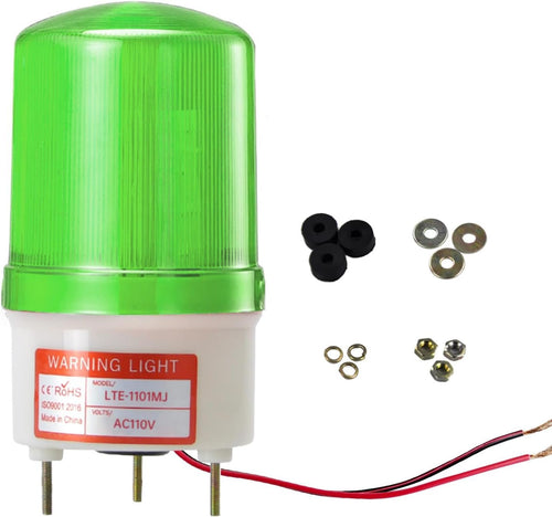 12V LED Warning Light Beacon – Available in 4 Colors (Red, Blue, Green, Yellow)