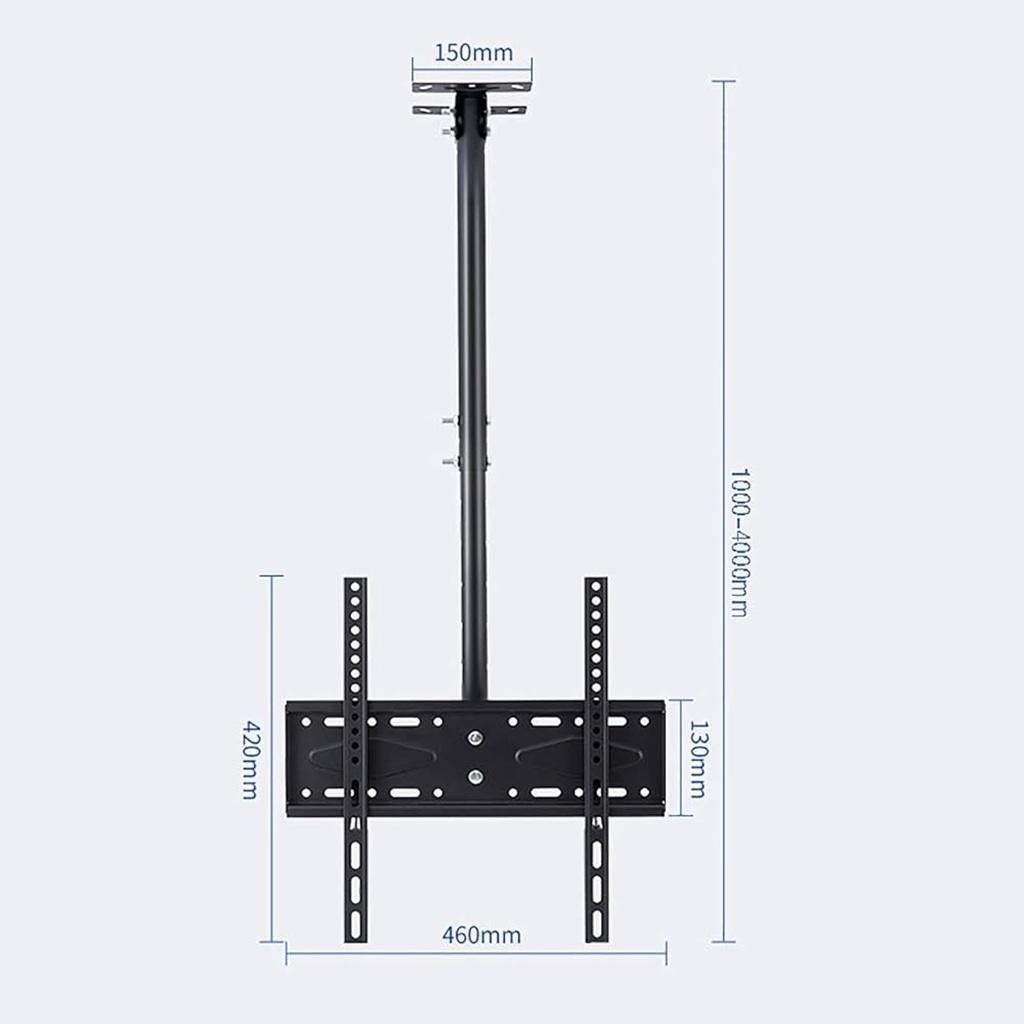 Ceiling Mount TV Stand 26″–55″ – Heavy Duty Adjustable Bracket