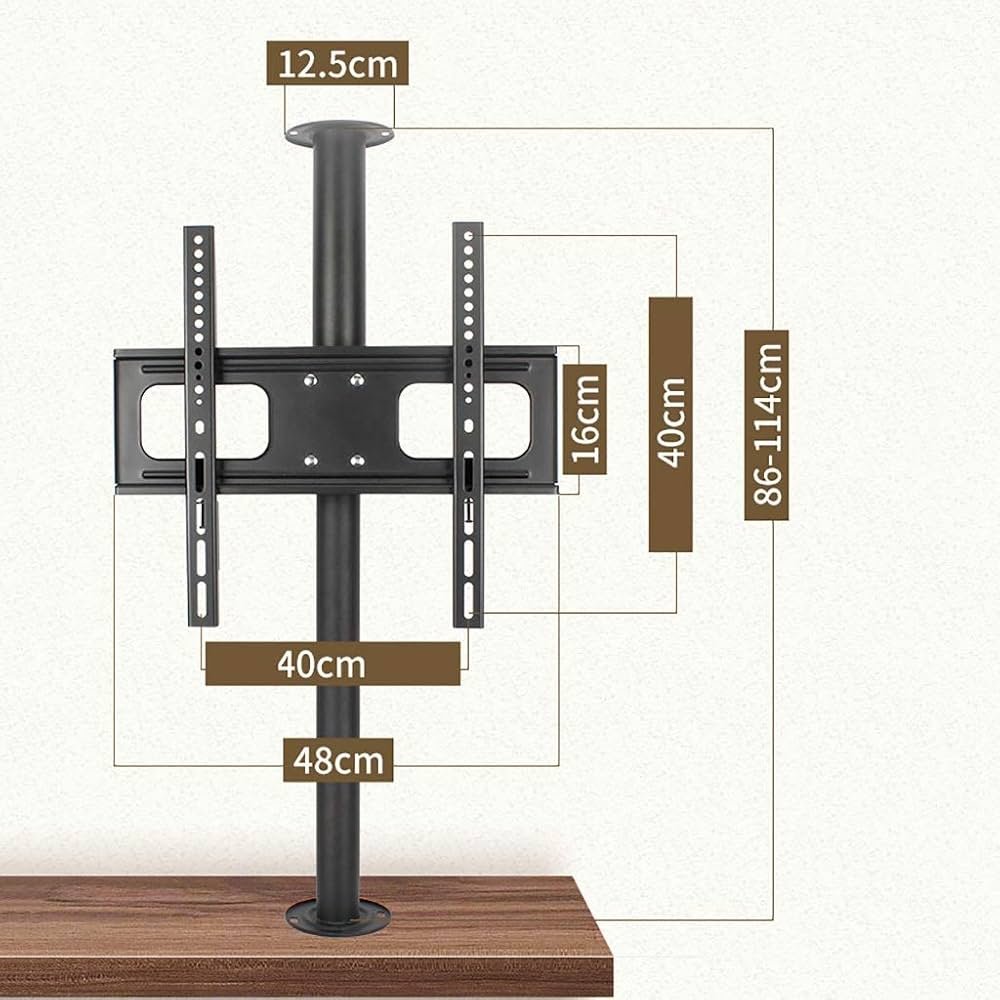 360° Floor Revolving TV Mount – Full Rotation Heavy Duty Stand