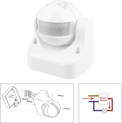 220V PIR Motion Sensor Outdoor JQR – Weatherproof (2 Color Options)