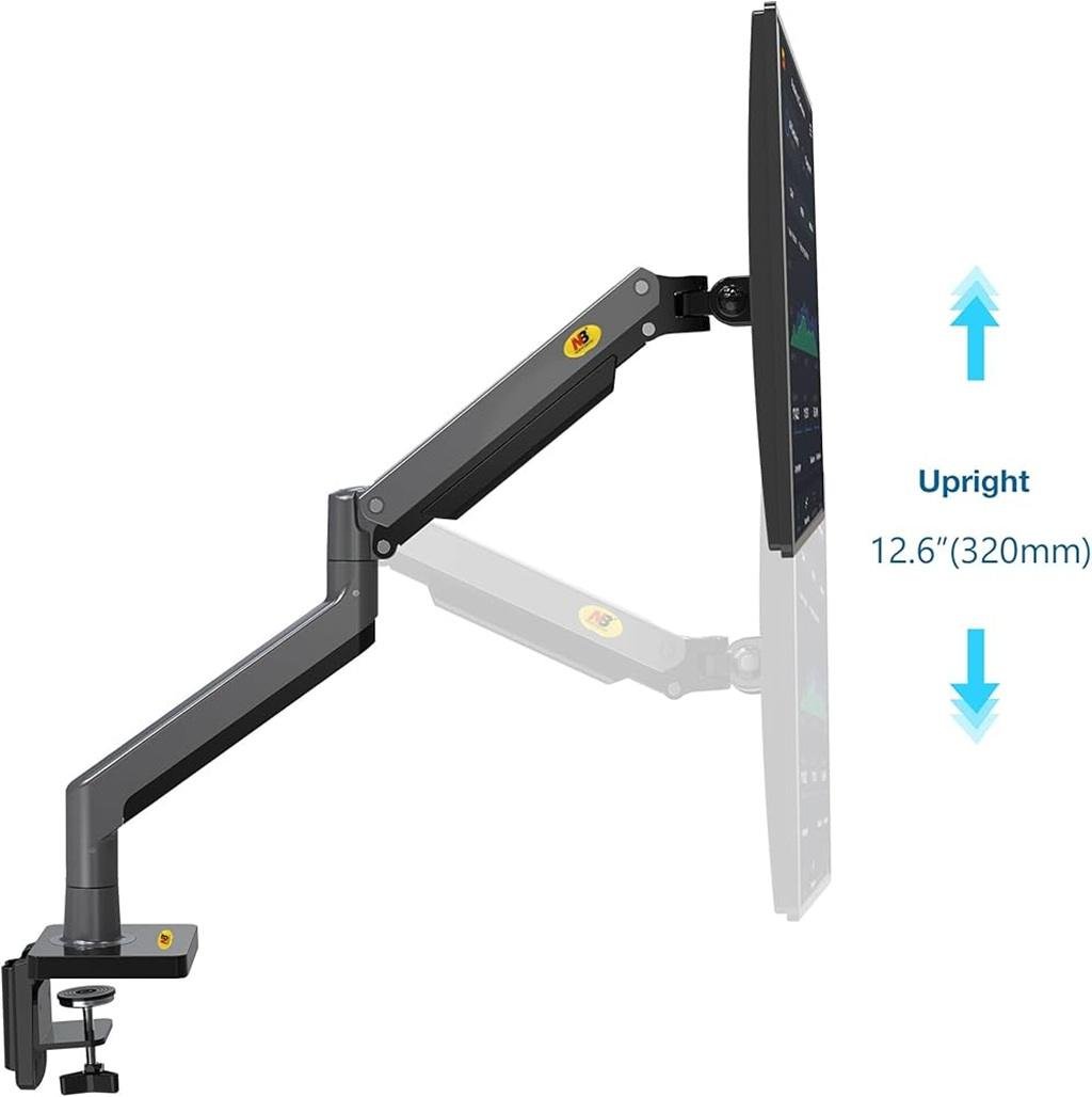 NB G40 Laptop Desk Mount – Gas Spring Adjustable Laptop Arm 22''-40''