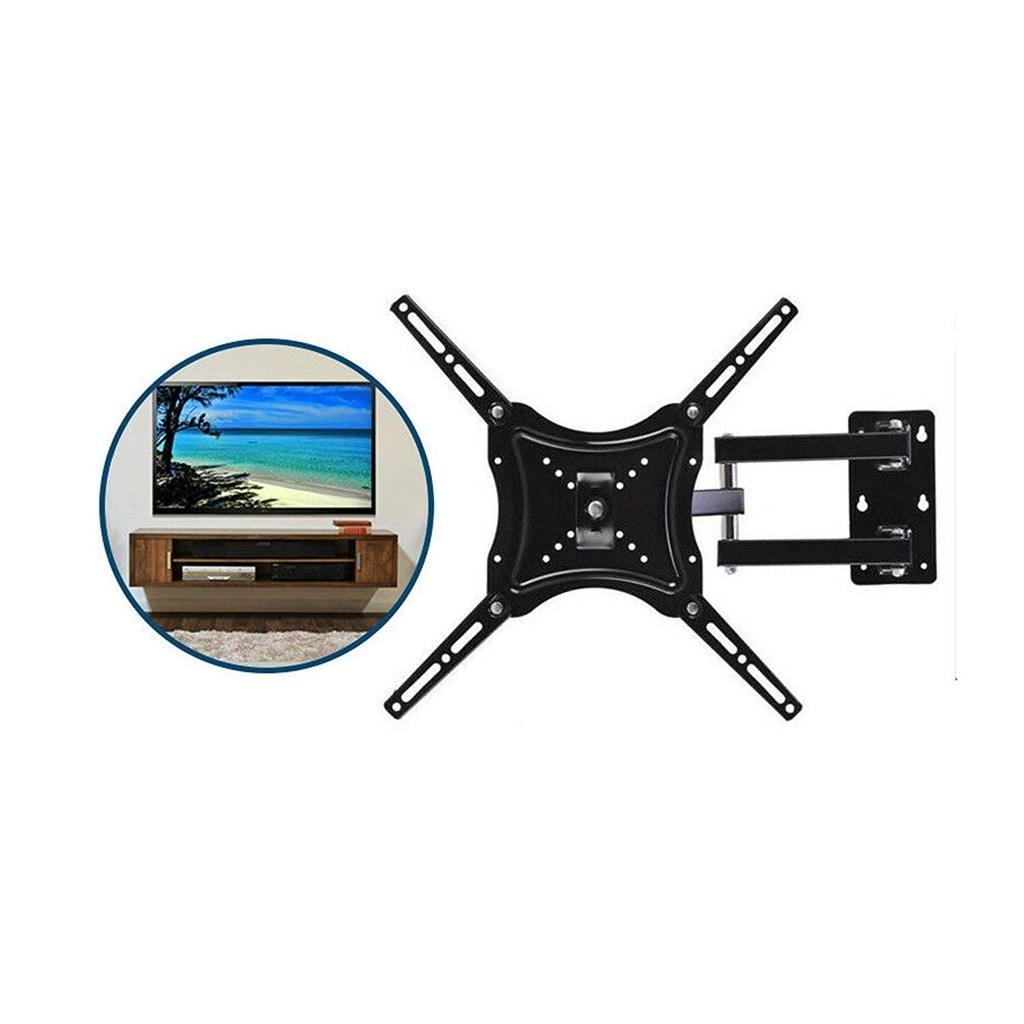 TV Wall Mount 14″–55″ Moveable – Adjustable Swivel & Tilt Bracket