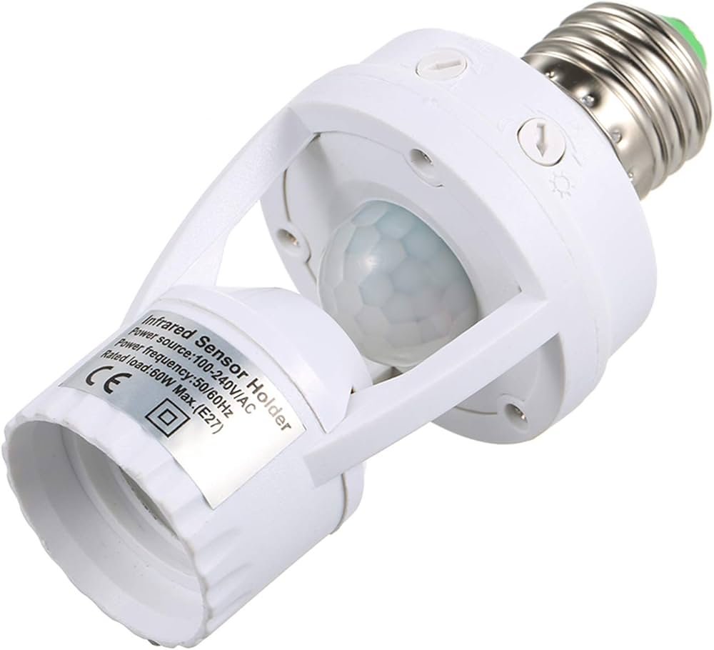 E27 Bulb Holder PIR Sensor – Motion Activated Light Socket