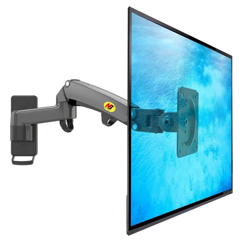NB F150 Wall Mount Monitor Arm – Gas Spring Adjustable Bracket