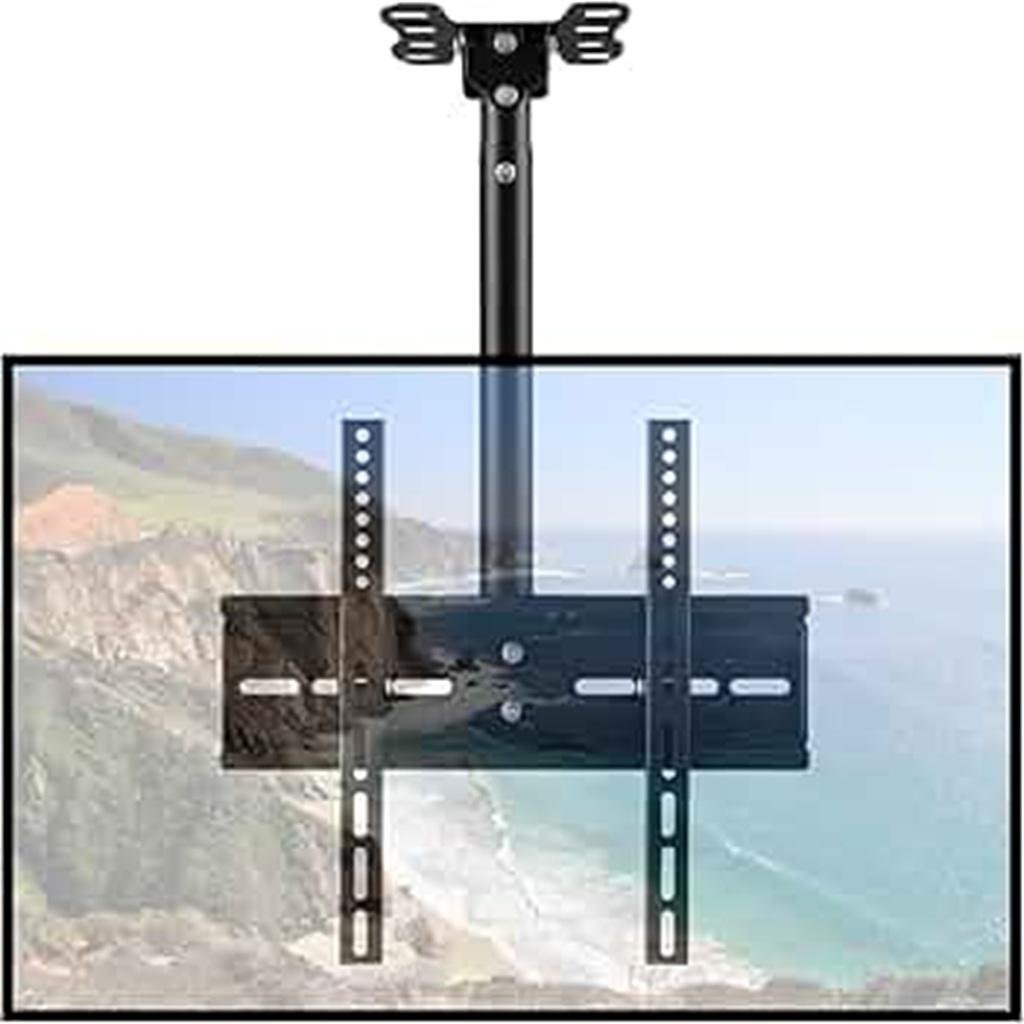 Ceiling Mount TV Stand 26″–55″ – Heavy Duty Adjustable Bracket