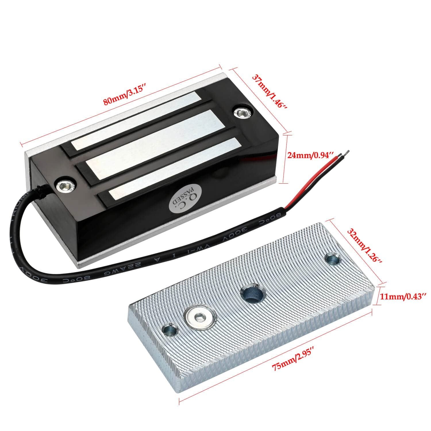 60KG Magnetic Lock – Electromagnetic Door Lock