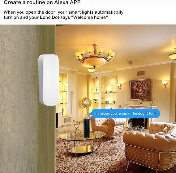 WiFi Door & Window Sensor – Tuya/Smart Life Compatible