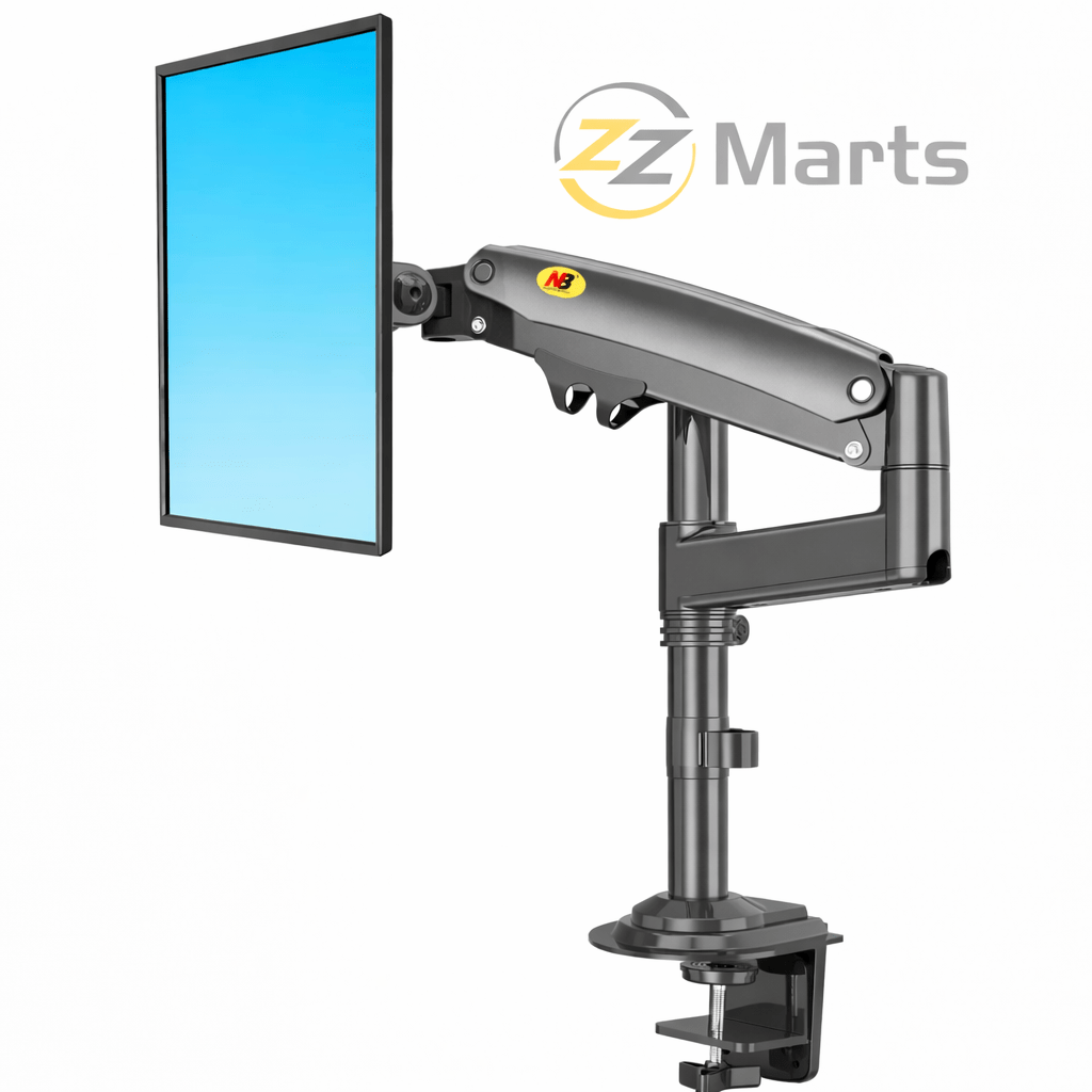 NB H100 Gas Spring Monitor Arm – Heavy Duty Desk Mount 17''-30''