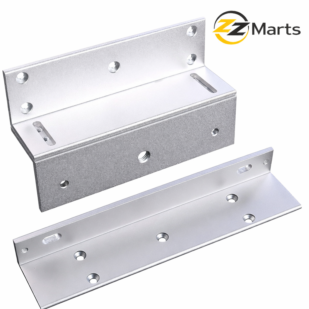180KG ZL Bracket for Magnetic Lock – Z & L Mounting Bracket Set
