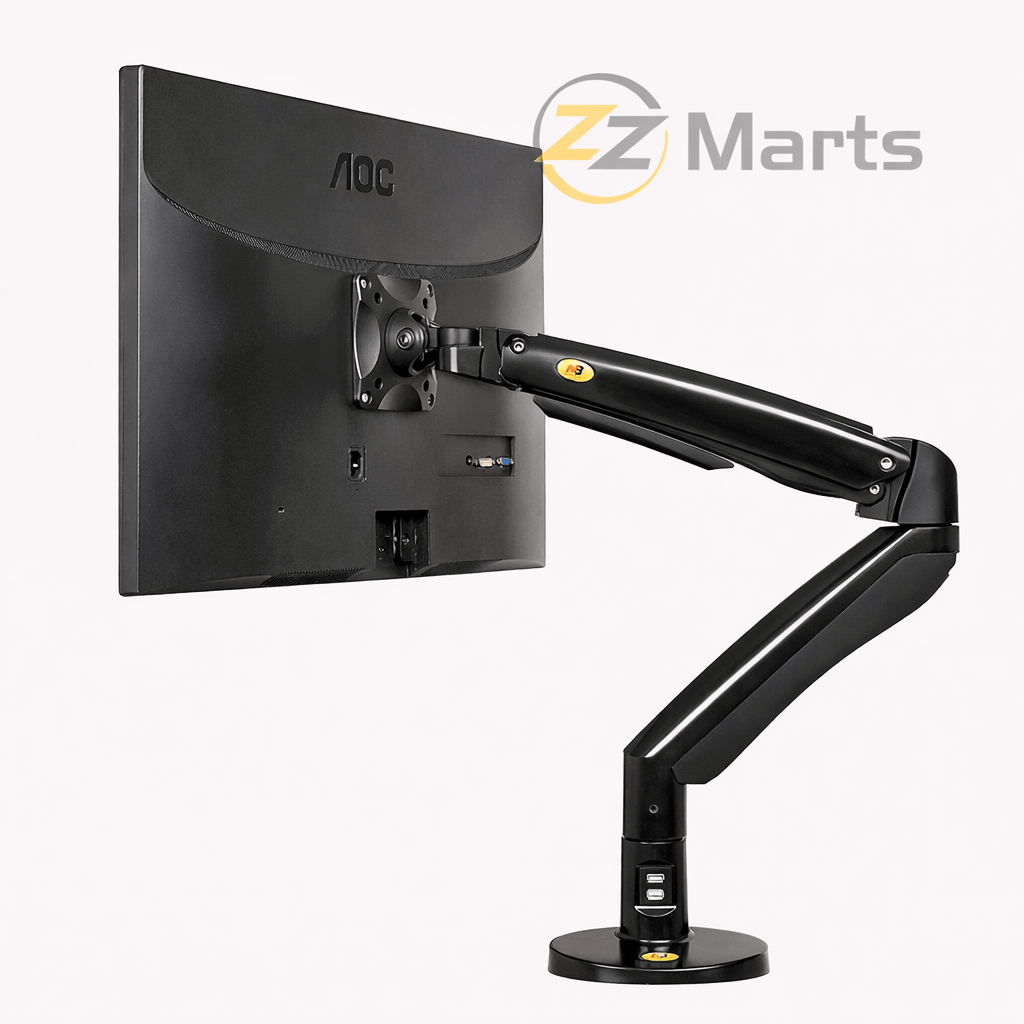 North Bayou NB F100A Gas Spring Monitor Arm 22''-35''