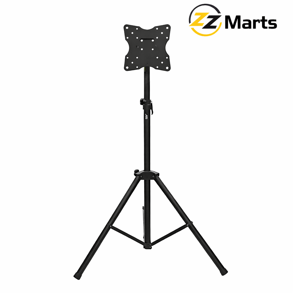 TV Tripod Stand 14″–42″ – Adjustable Floor Tripod Mount