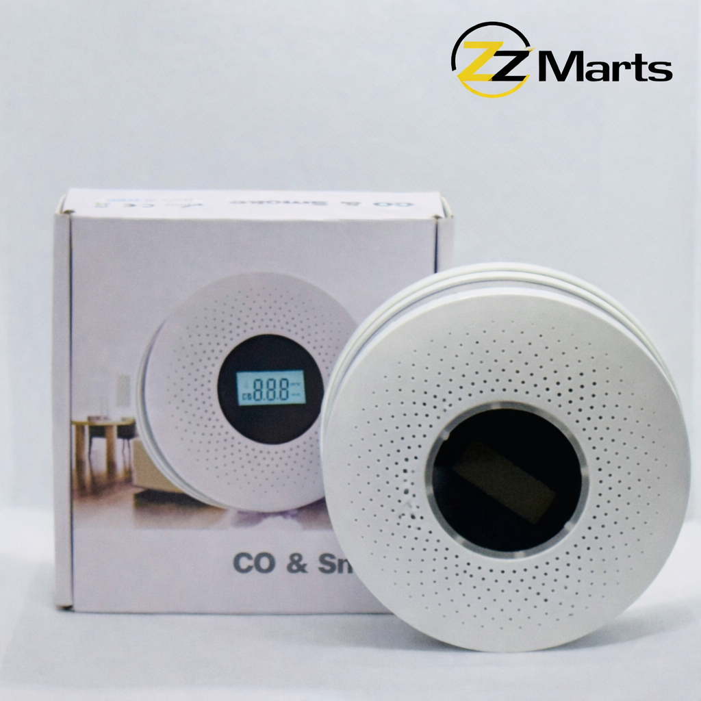 CO + Smoke Dual Sensor Alarm – AA Battery Operated Detector