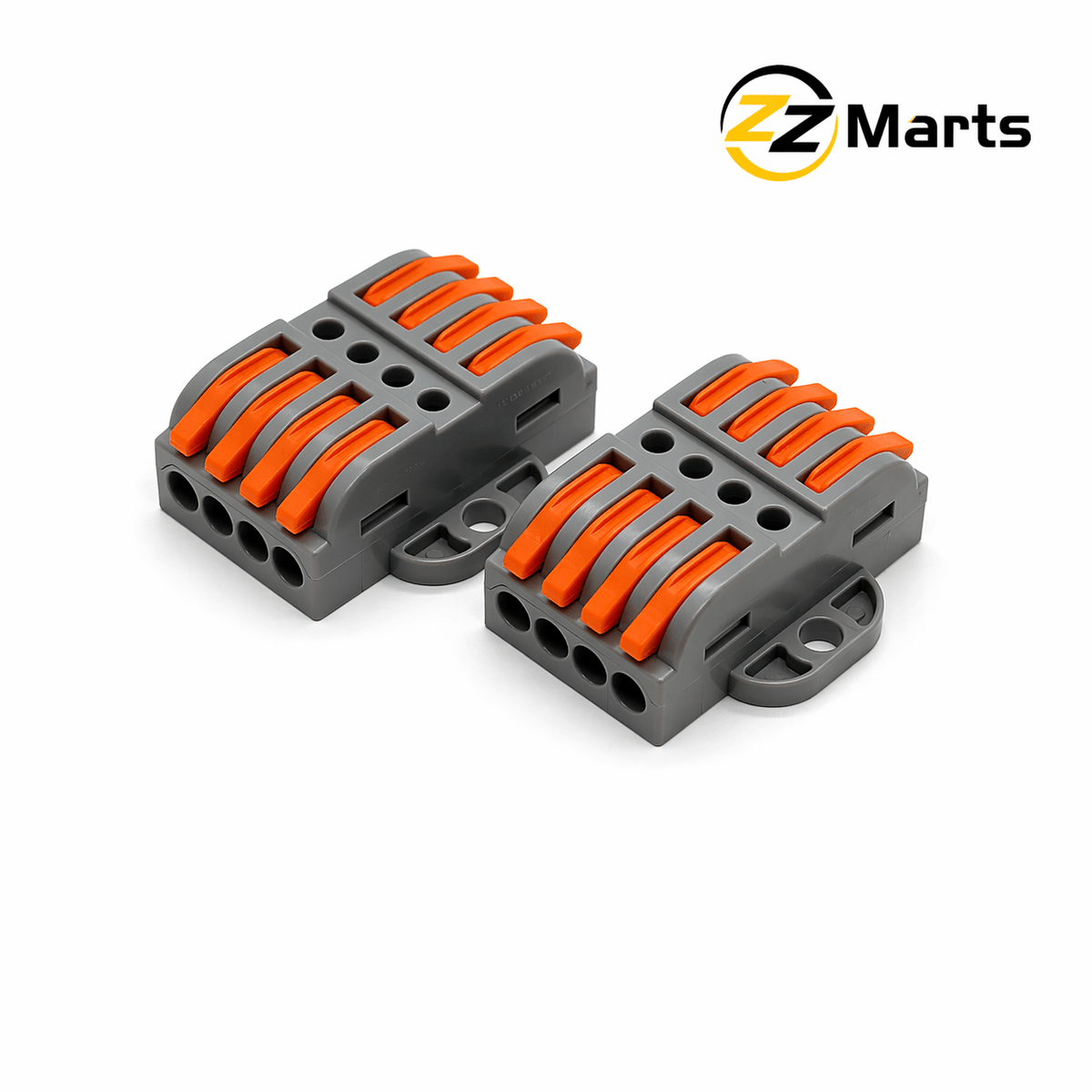 4-In 4-Out Lever Wire Connector – Heavy Duty Distribution Connector