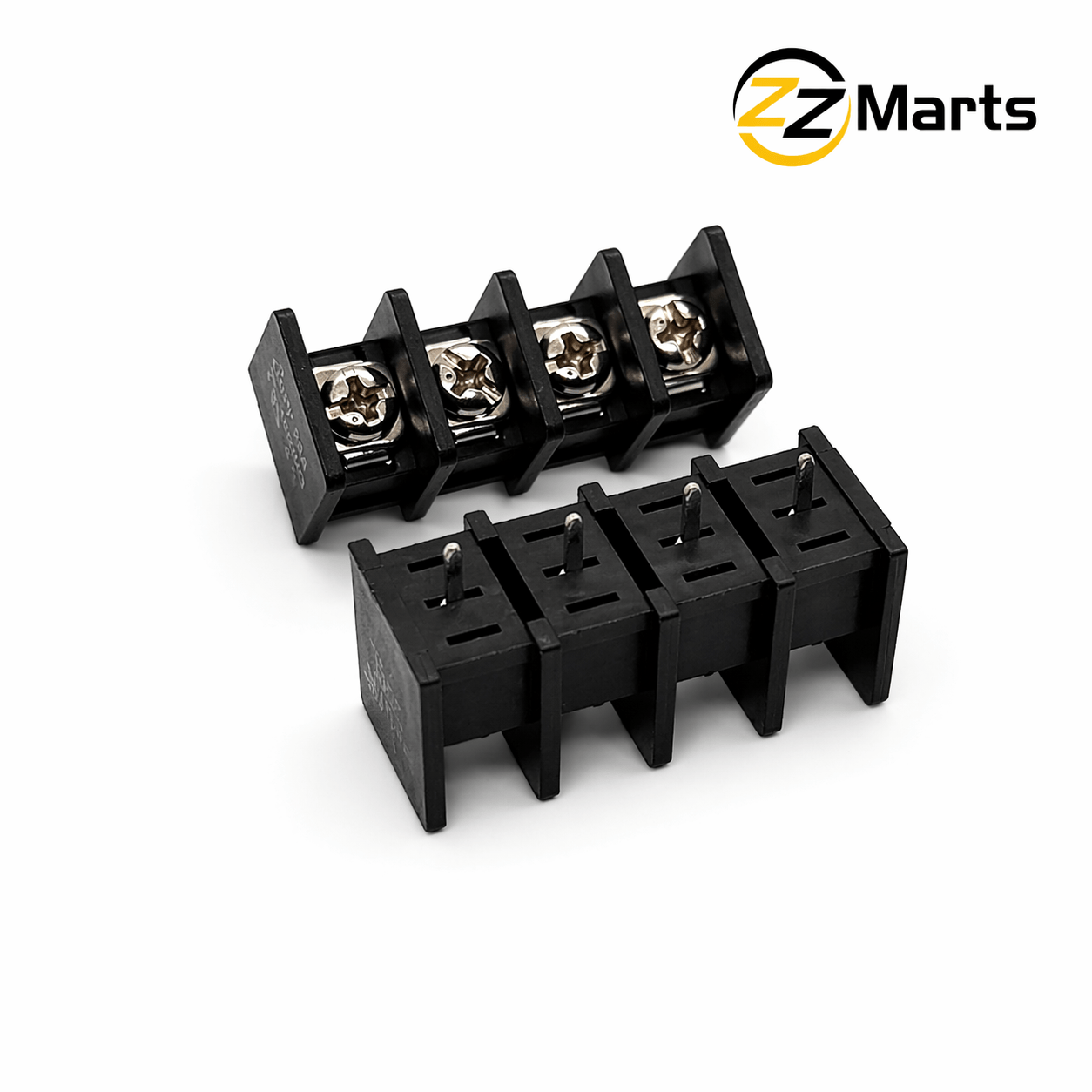 4-Pin Screw Terminal Block – 4 Way Barrier Strip Connector