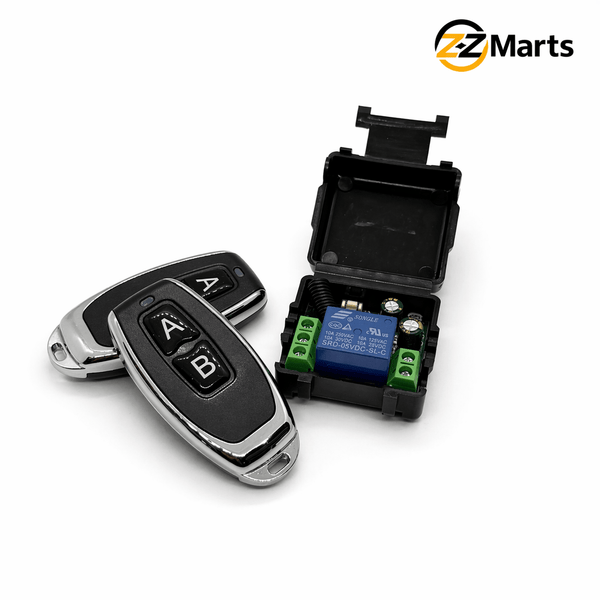 1 Channel Wireless Remote Control Relay Kit – 12V (1CH Pulse Kit)