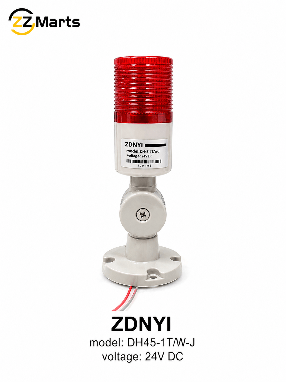 Industrial Warning Signal Light (ZDNYI DH45-1T/W-J – 24V DC)