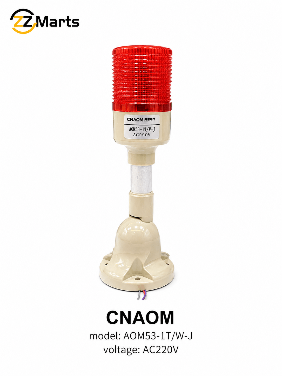 Industrial Tower Signal Light (CNAOM AOM53-1T/W-J – AC220V)