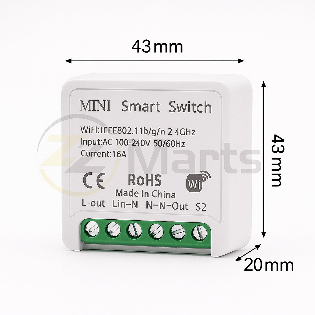 Smart Life WiFi Mini Switch (16A)