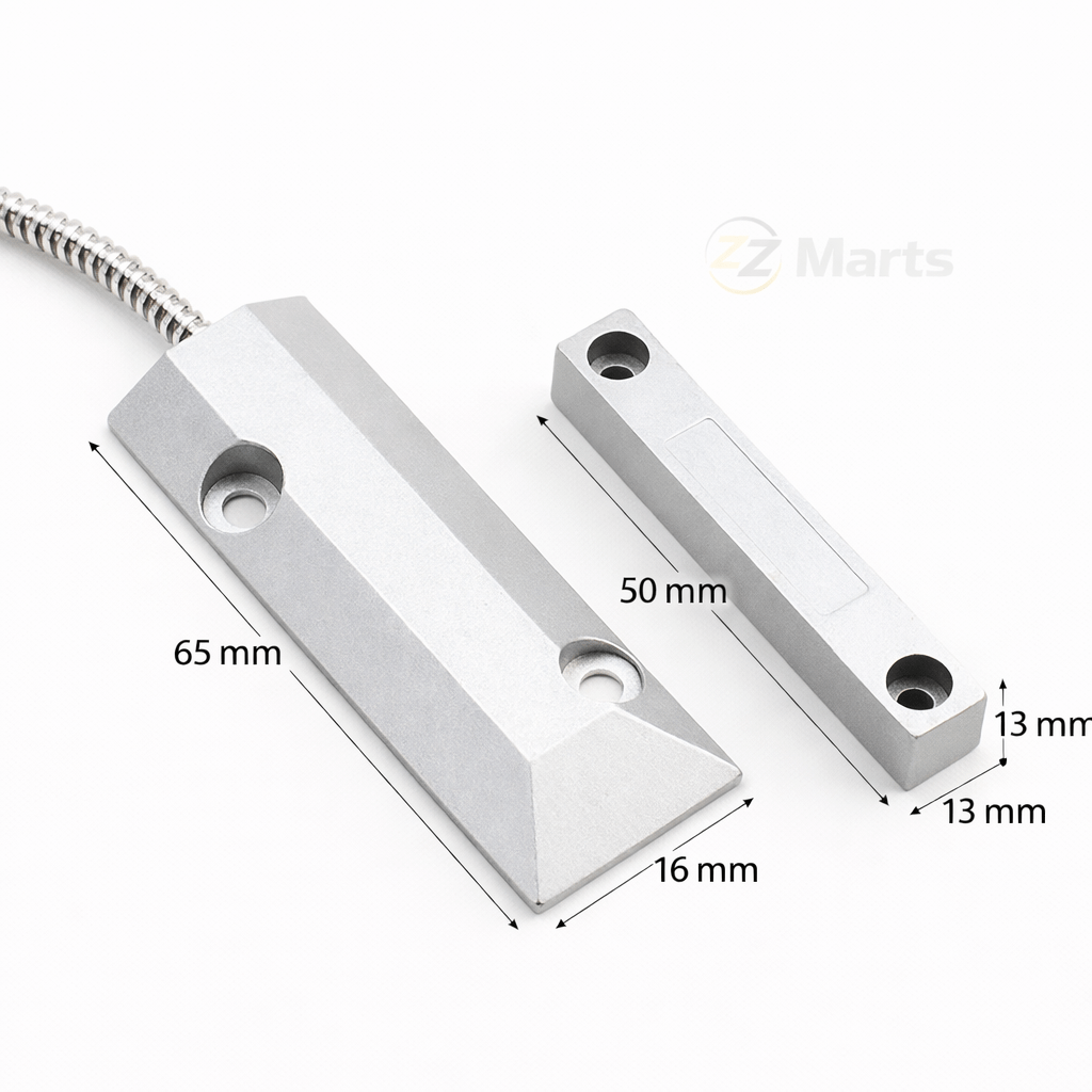 DH-55 Metal Door Contact – NC & NO/NC 3-Wire Magnetic Sensor