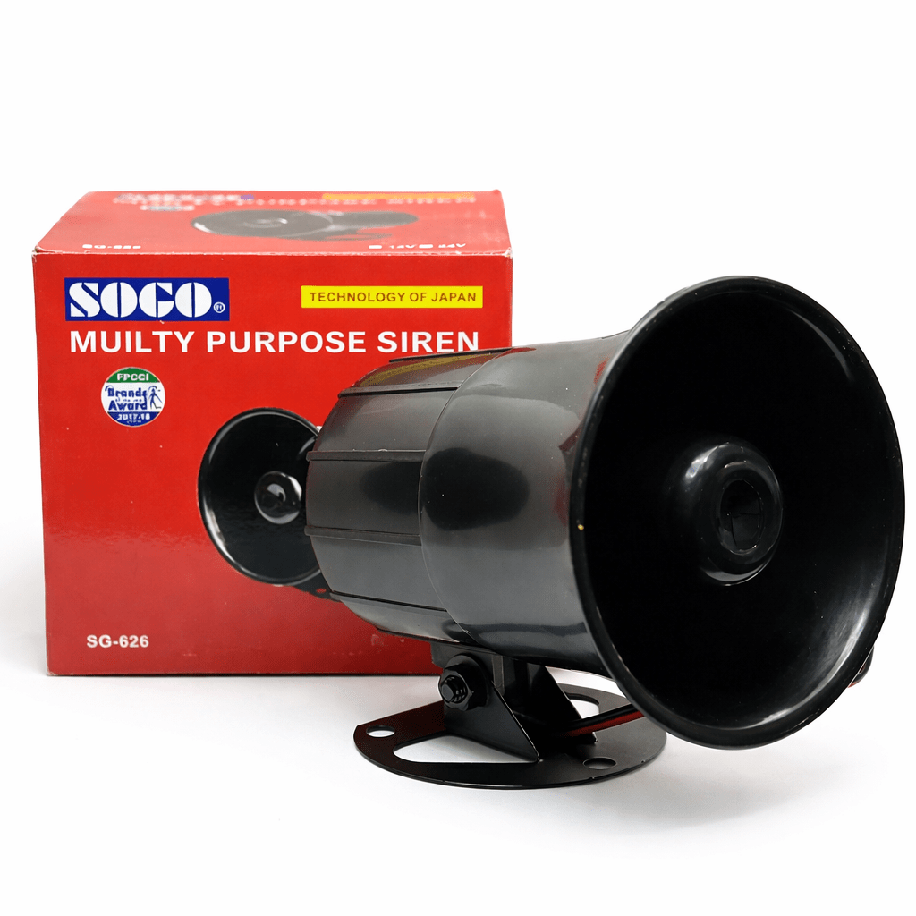 626 Security Siren – 12V / 24V Wired Alarm Siren