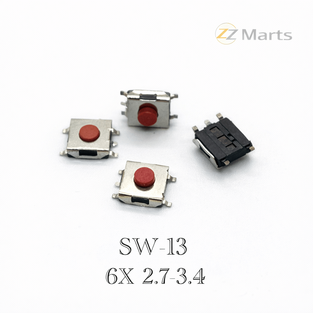 SMD Tactile Switch – 4×4mm Series (1.5mm to 3.8mm Height)