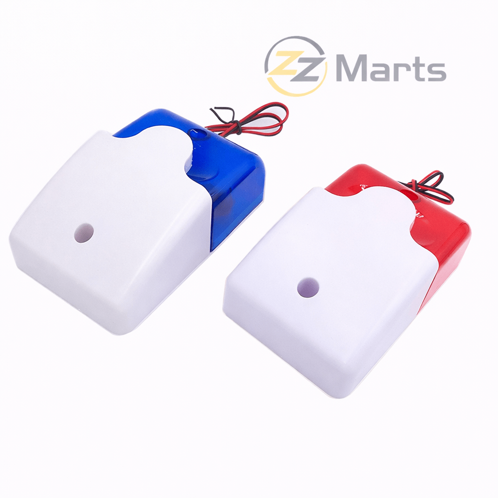 103 Alarm Siren – Blue & Red Flashing Security Siren