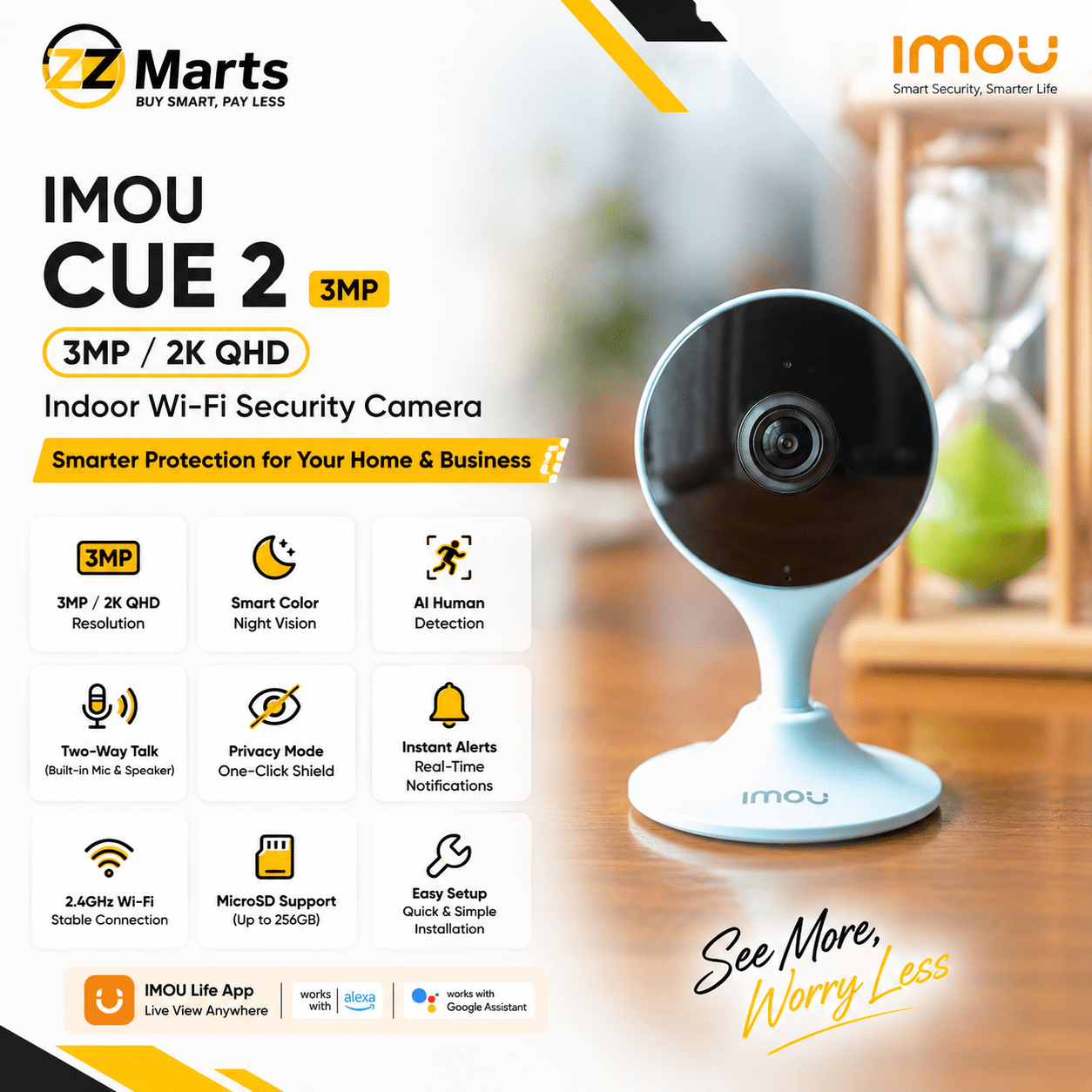 Imou Cue 2 3MP Camera | ZZ Marts