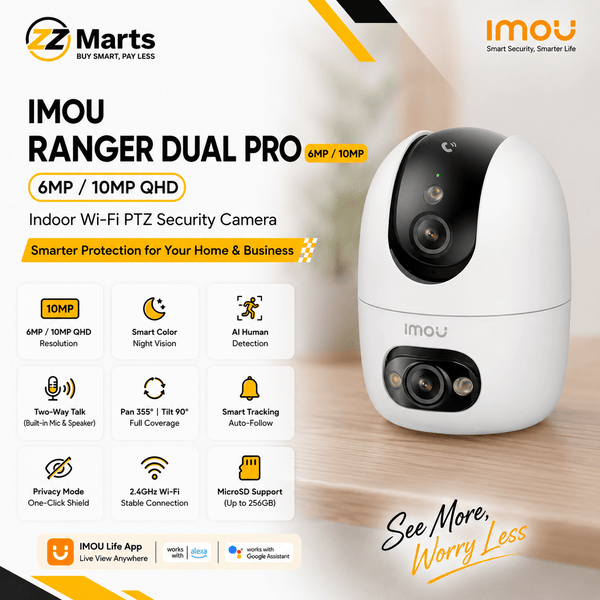 Imou Ranger Dual Pro 6MP/10MP Camera | ZZ Marts