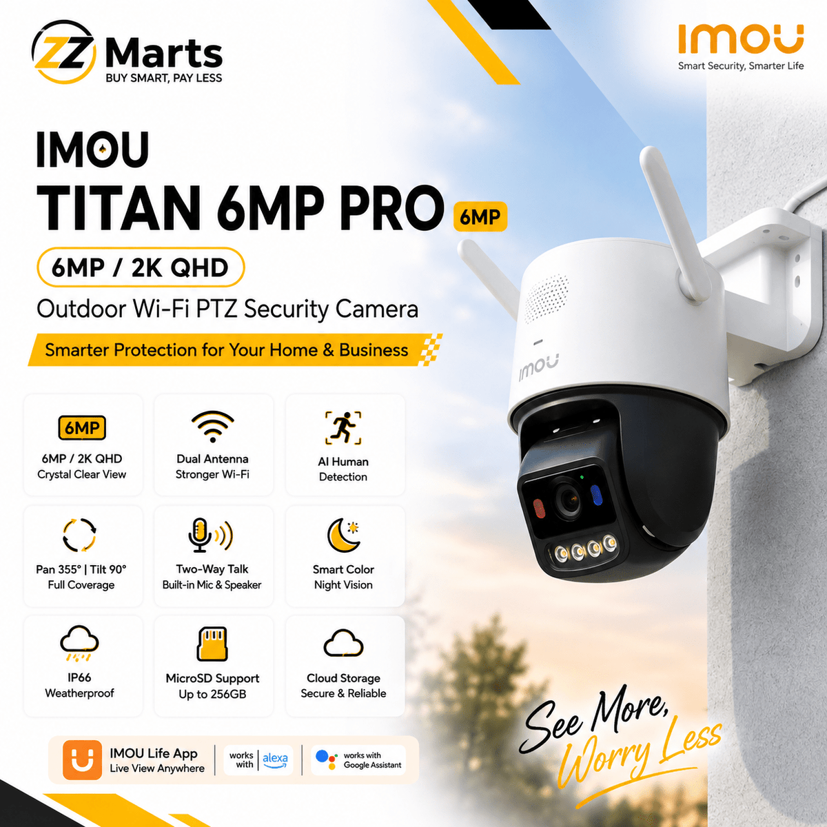 Imou Titan 6MP Pro Camera | ZZ Marts