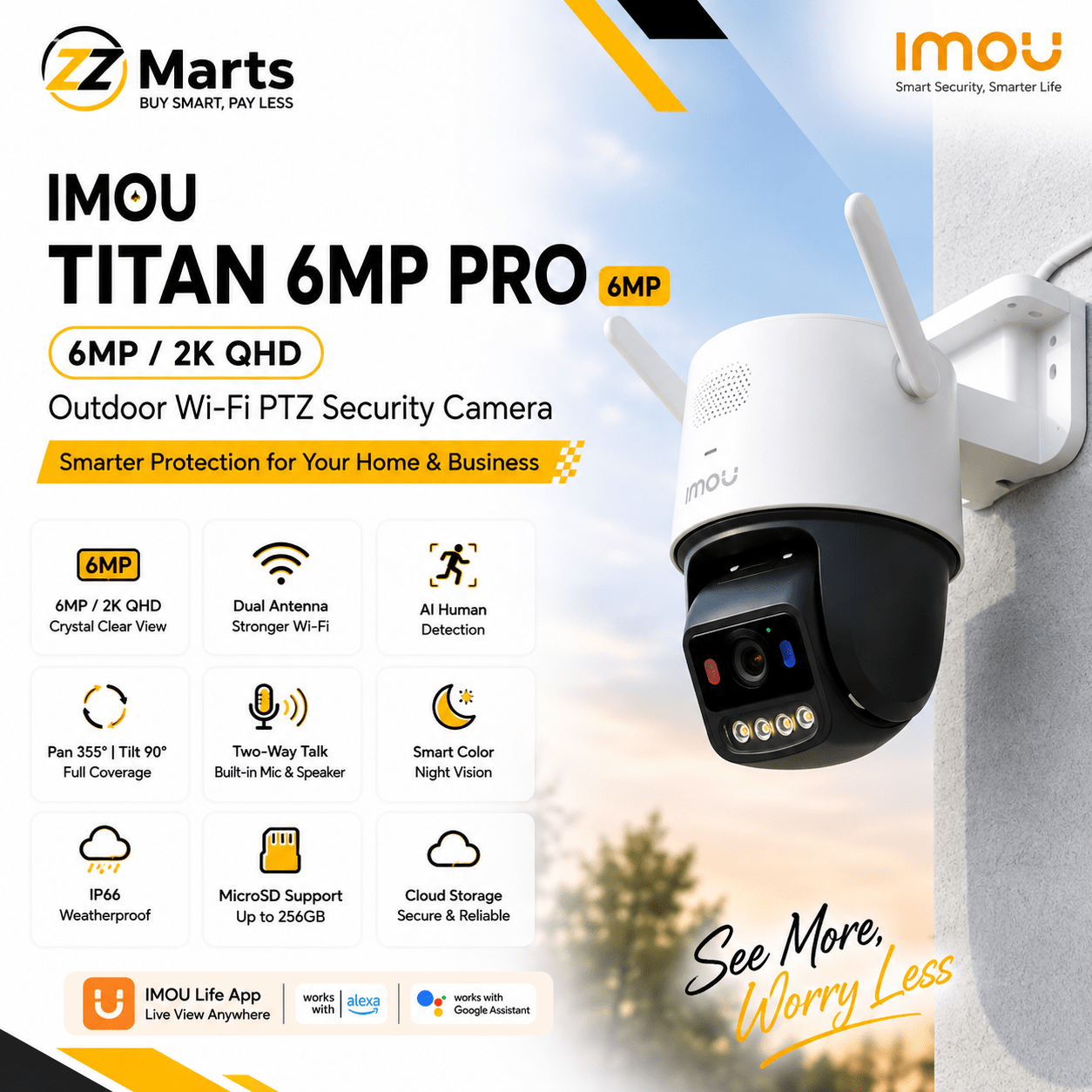 Imou Titan 6MP Pro Camera | ZZ Marts