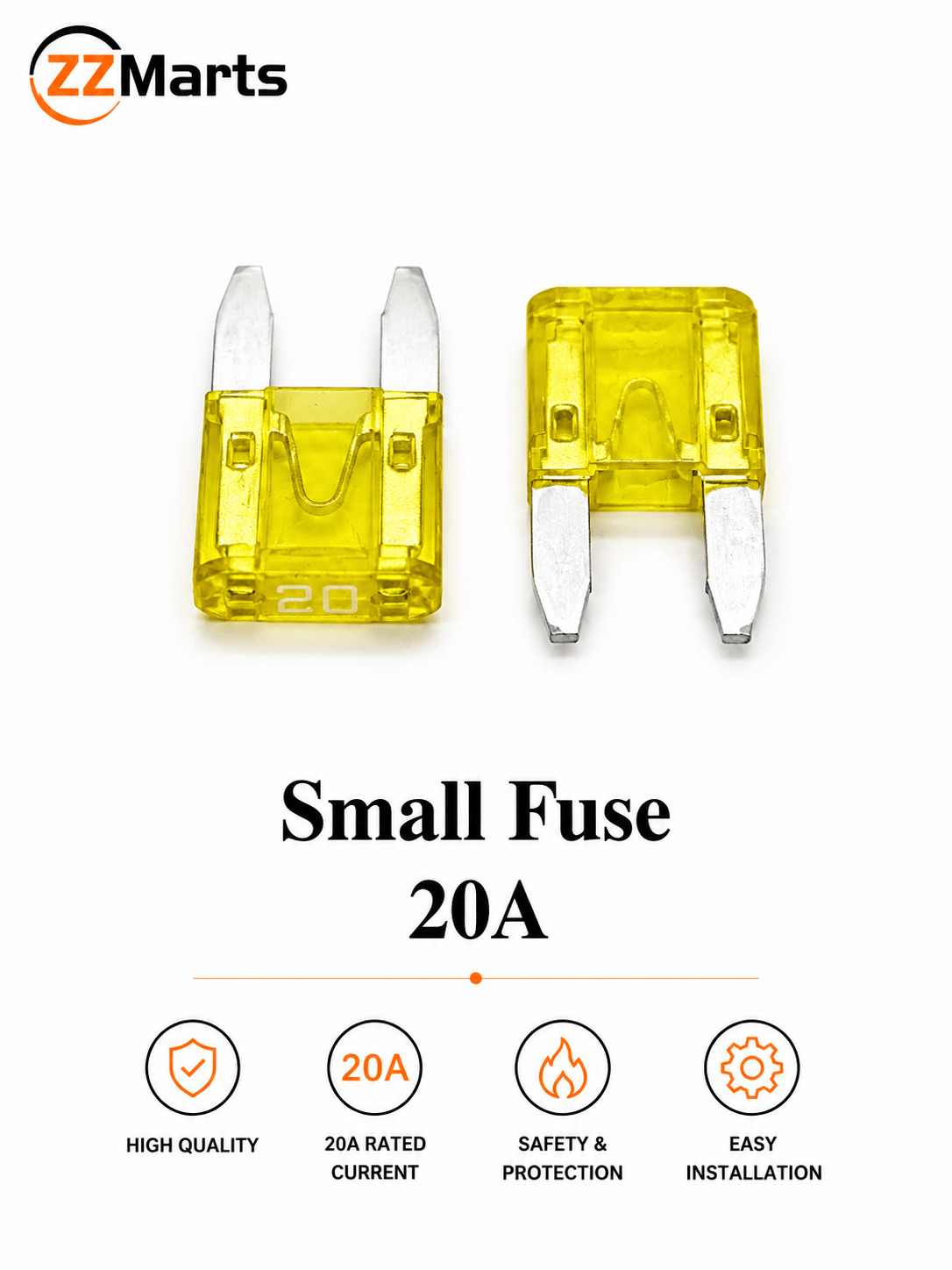 20A Small Automotive Blade Fuse