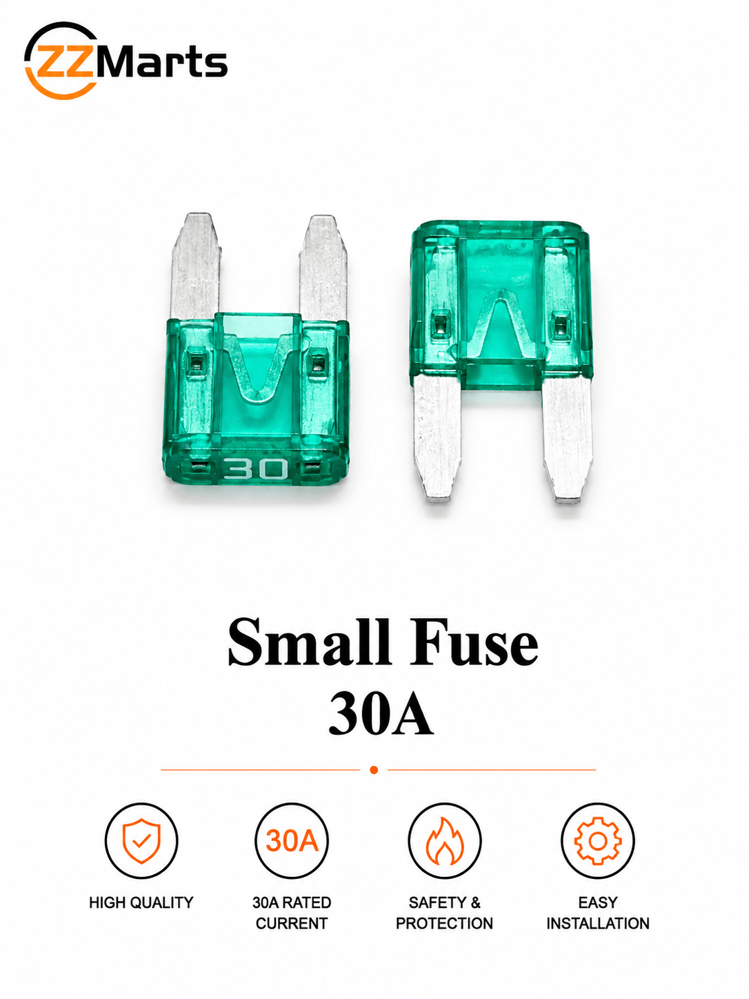 30A Small Automotive Blade Fuse